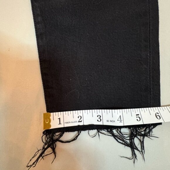 Levi’s Wedgie High-Waisted Black Straight Leg Jeans – Size 27 - Picture 13 of 16